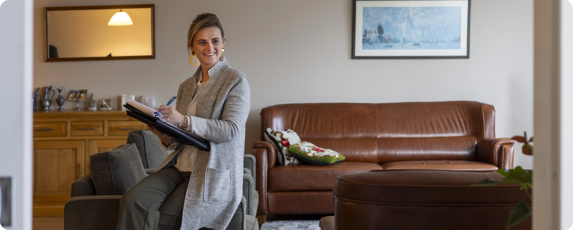 Huis verkopen opname Charlotte De Langstraat Hofstede makelaardij